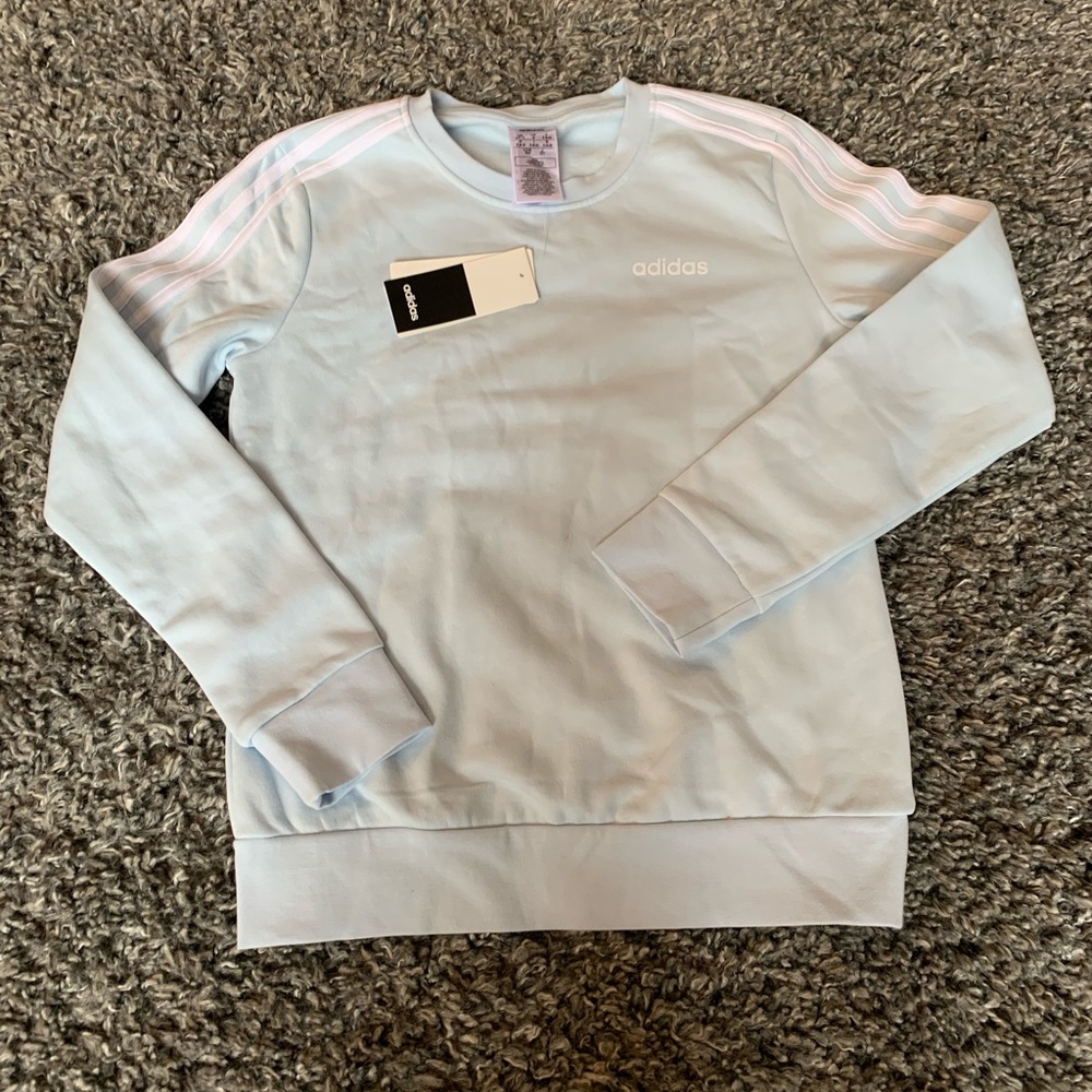 Light blue Adidas sweatshirt